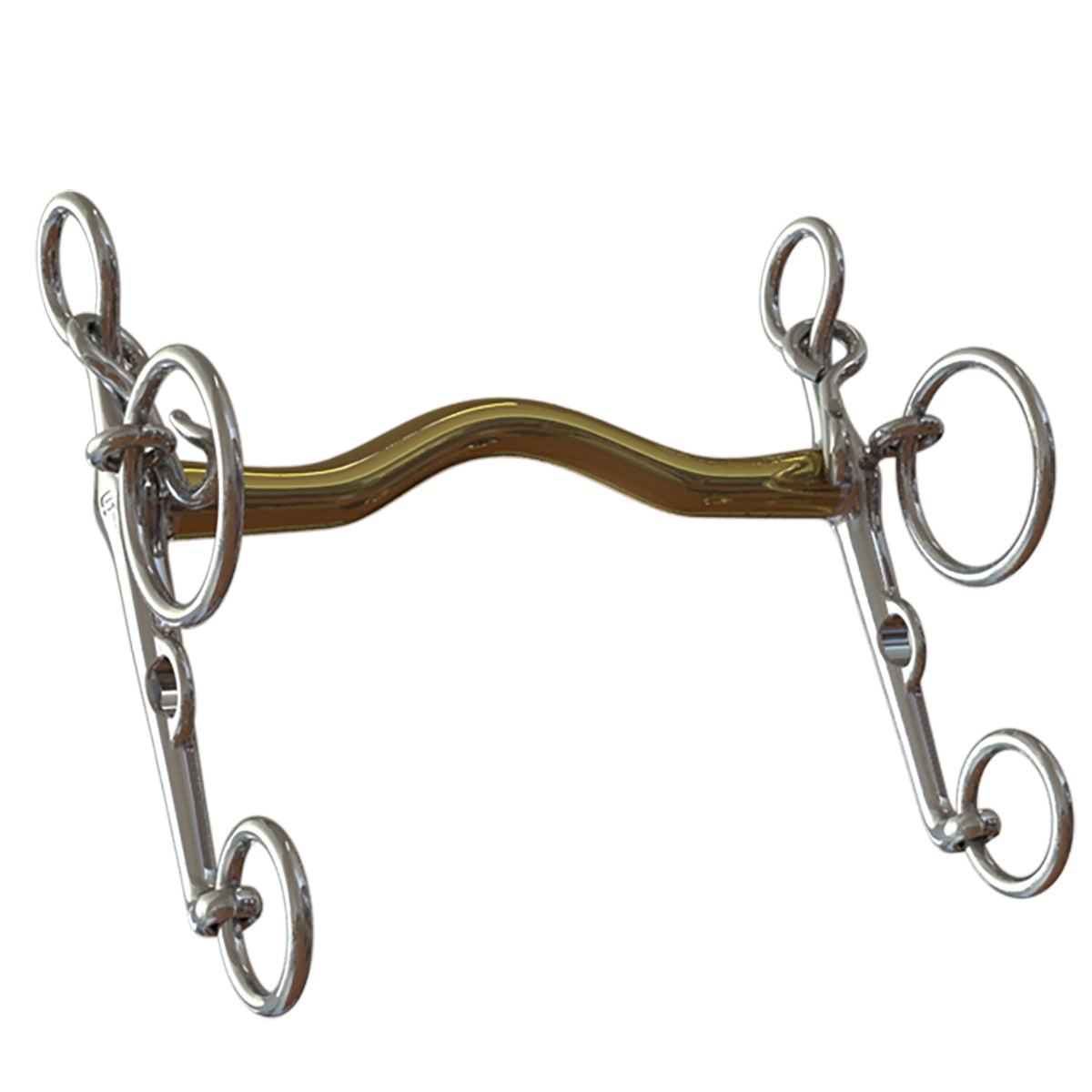 Slimma Show Pelham Bit - 14 mm mouth; 7 cm shanks