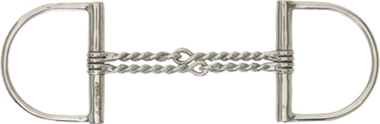 Double Twisted Wire Pony King Dee Snaffle Bit