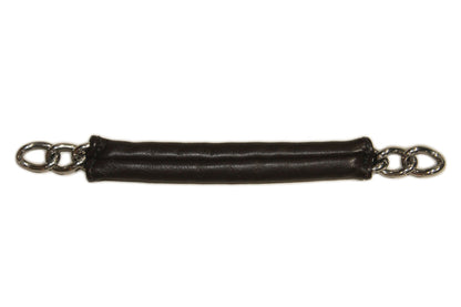 Leather Covered Curb Chain