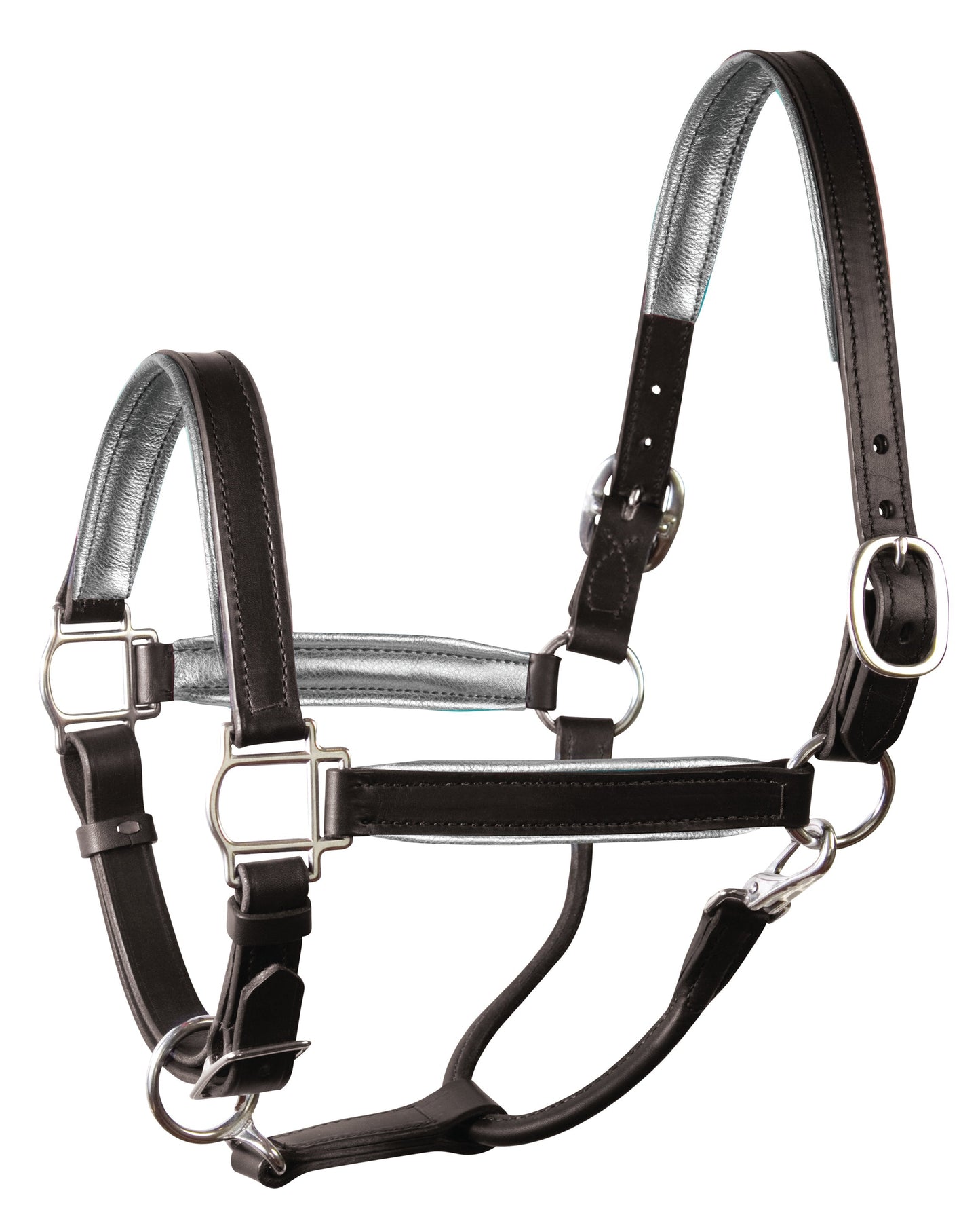 " Padded Leather Halter
