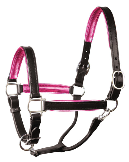 " Padded Leather Halter