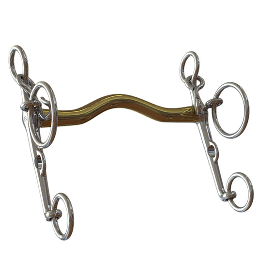 Slimma Show Pelham Bit - 14 mm mouth; 7 cm shanks