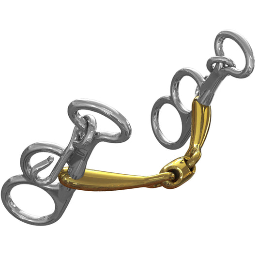 Pony Tranz Angled Lozenge Butterfly Pelham - 10 mm mouth; 5 cm shanks