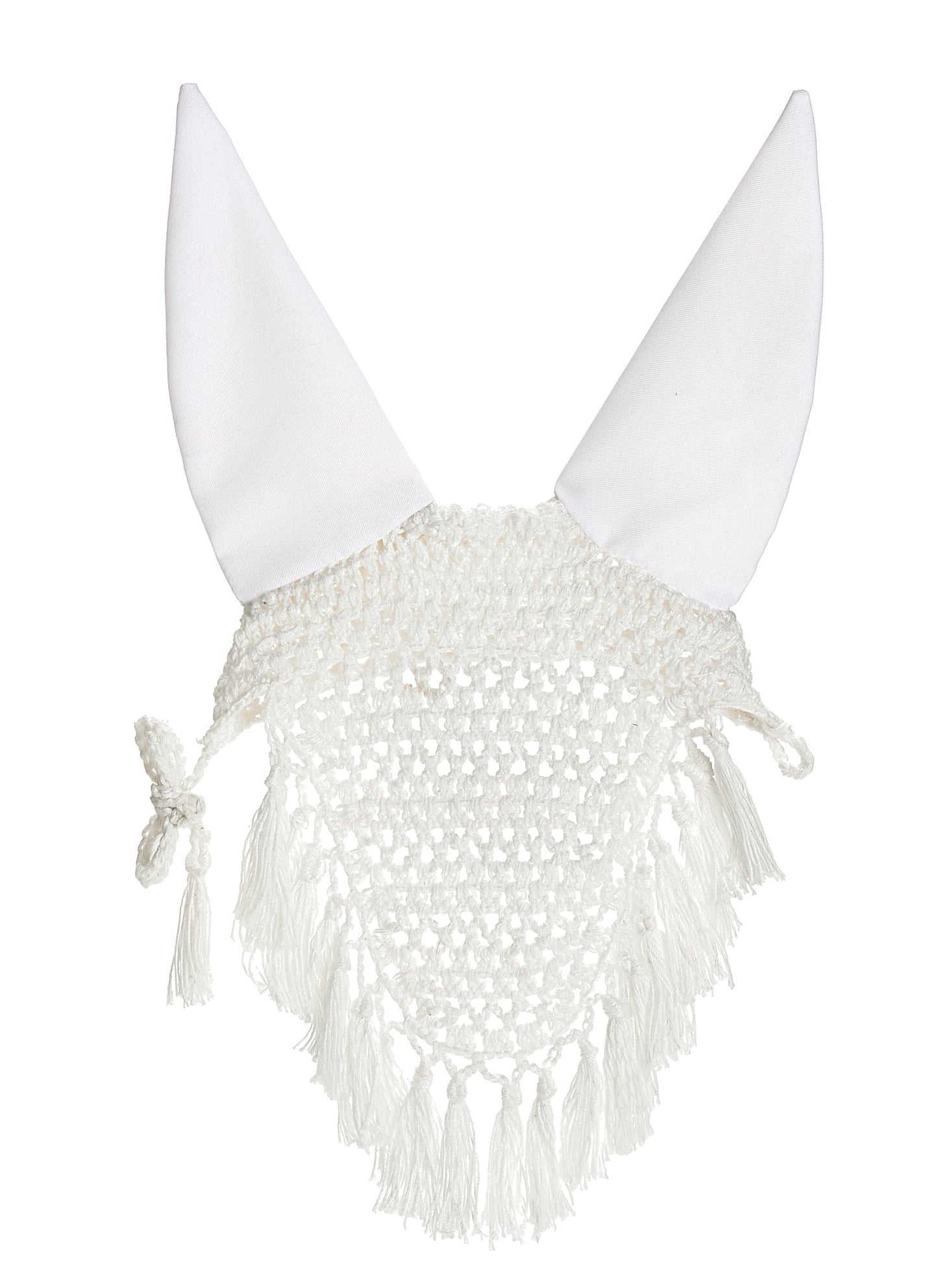 Crochet Bonnet with Tassels