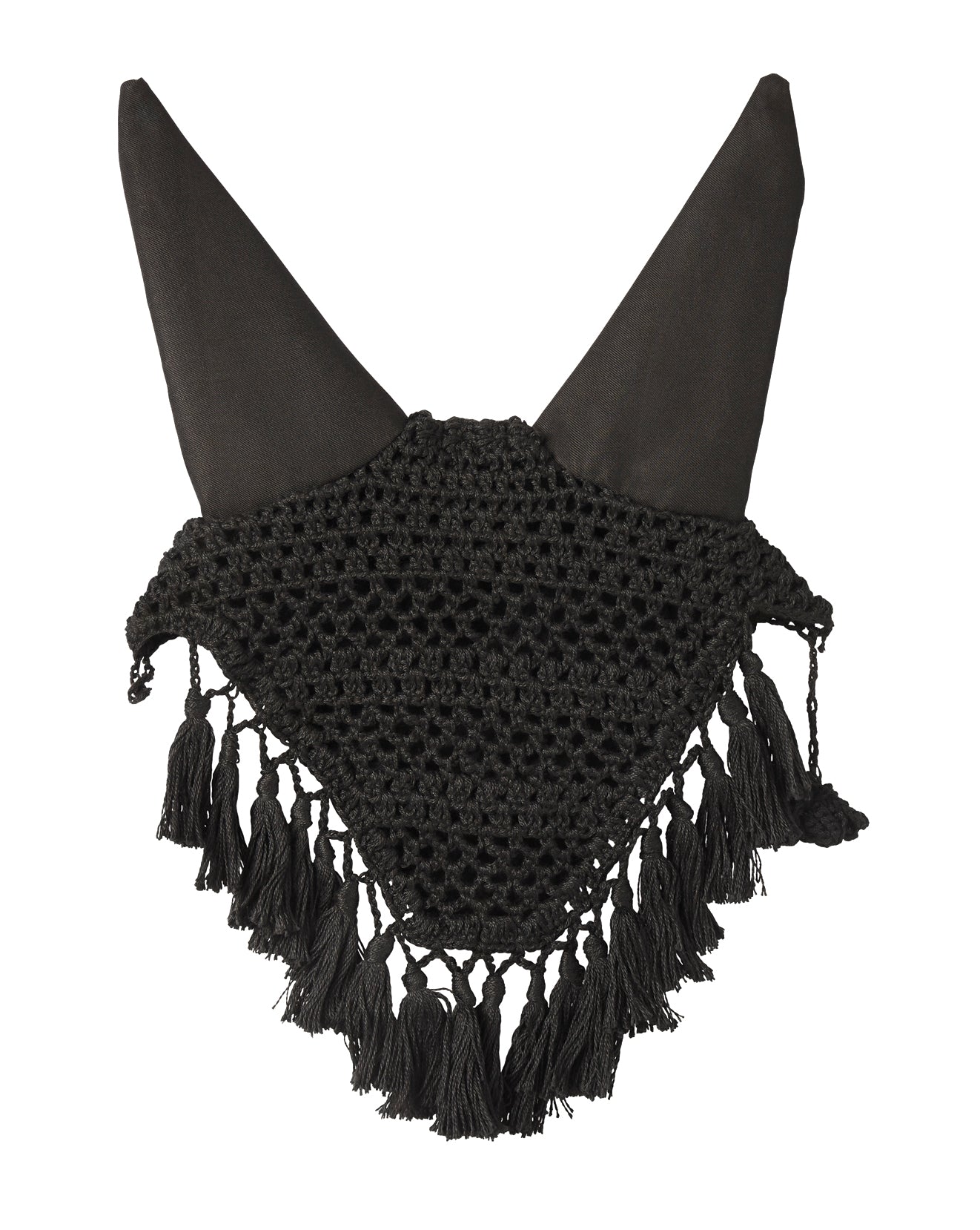 Crochet Bonnet with Tassels