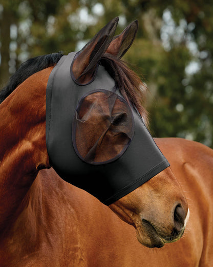 Deluxe Stretch Fly Mask with Ears