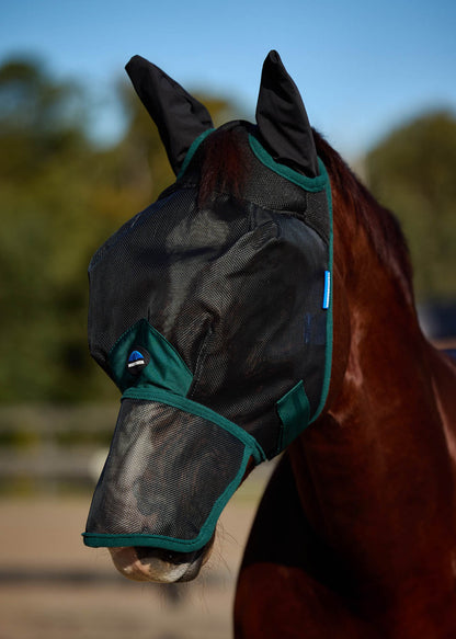 Durable Mesh Fly Mask with Ears and Nose
