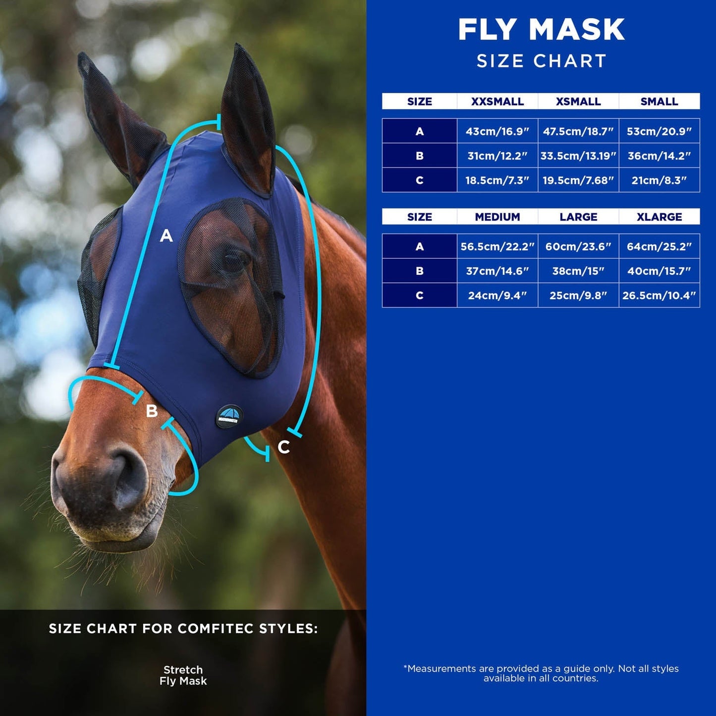 Deluxe Stretch Fly Mask