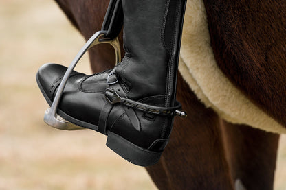 Ultra Fit Extra Grip Black Knob Spurs