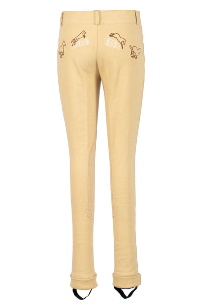 Children’s Cotton Embroidered Pull-On Jods