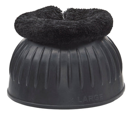 Rubber Hook & Loop Bell Boots with Fleece