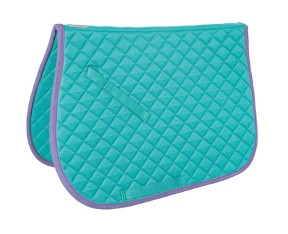 Quilted All-Purpose Piped Saddle Pad