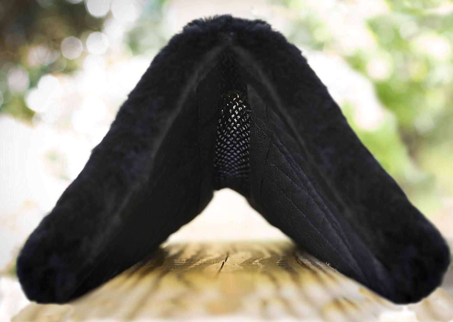 Trifecta Cotton Half Pad with Sheepskin Rolls