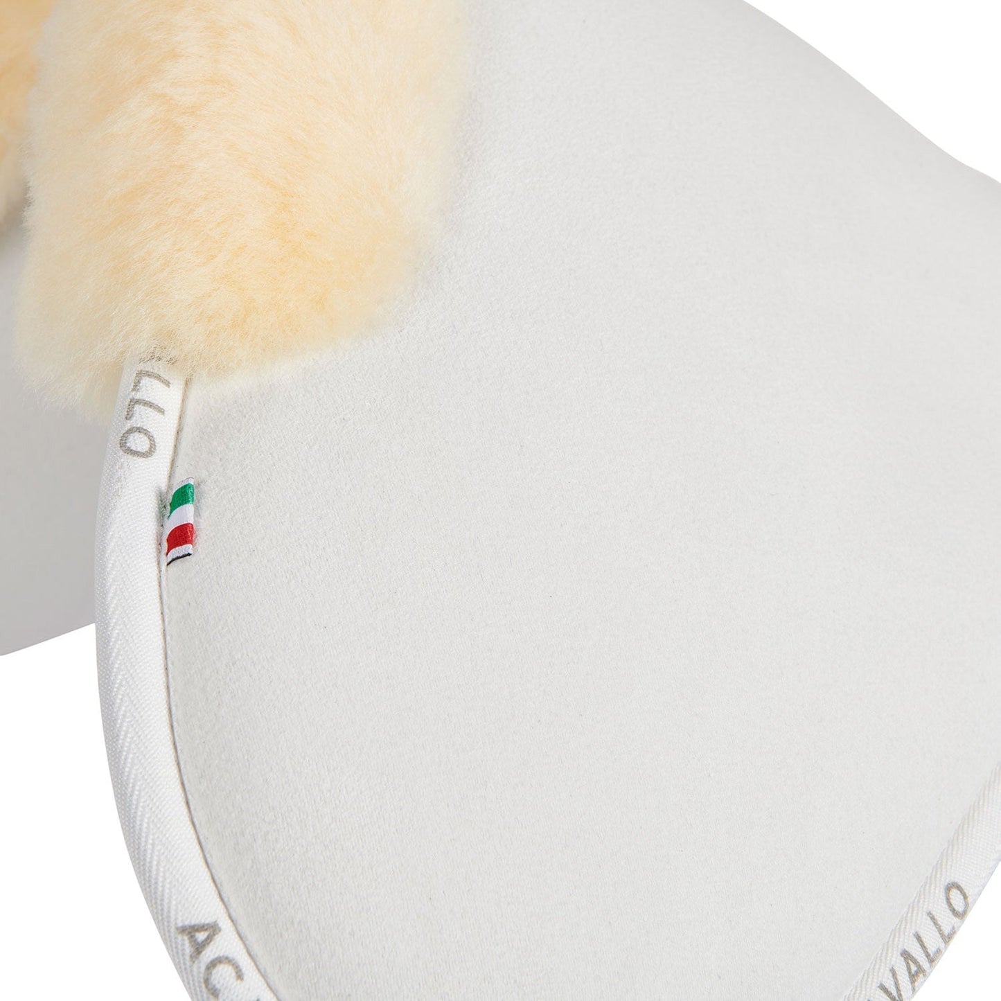 Memory Foam Suede Close Contact Half Pad with Sheepskin