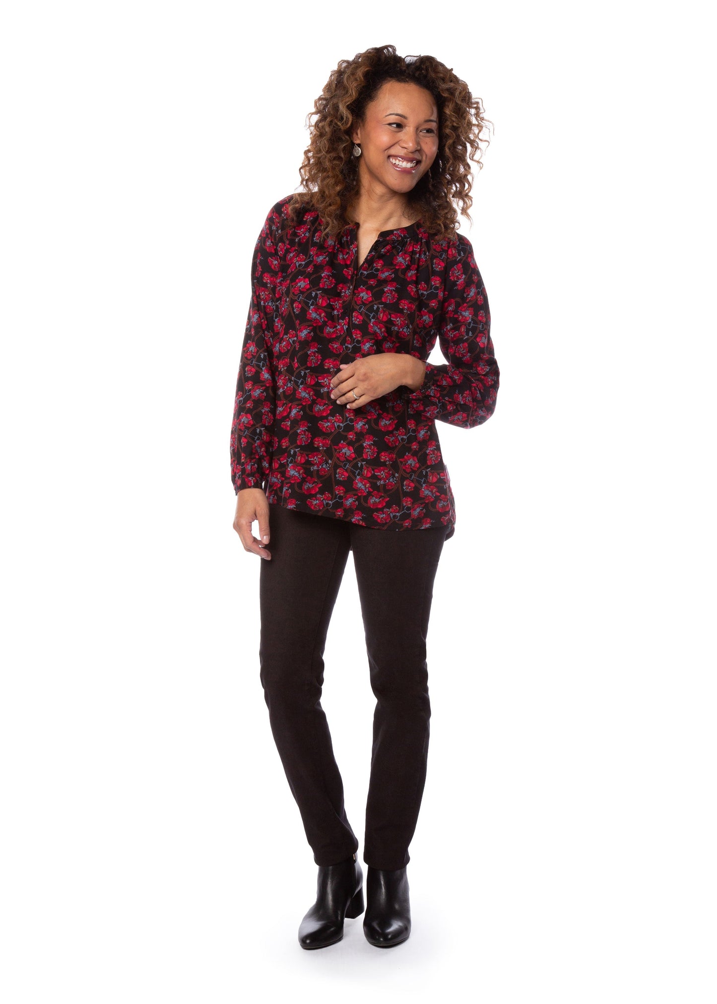 EQL by Ladies’ Modal Peasant Top