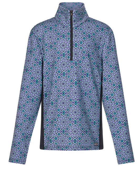 Kids’ Rail Side Quarter-Zip Tech Top