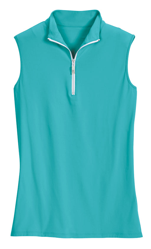 Quarter-Zip Sleeveless Sun Shirt