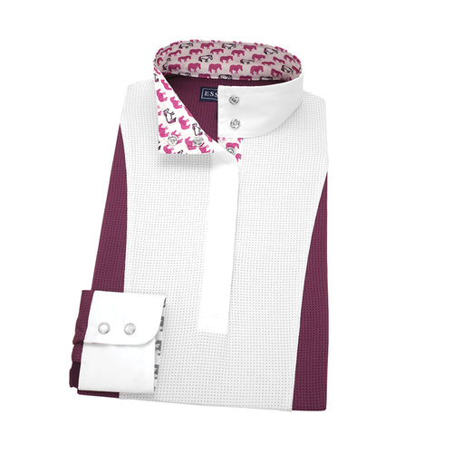 Essex Classics Girls’ Performance Long Sleeve Show Shirt