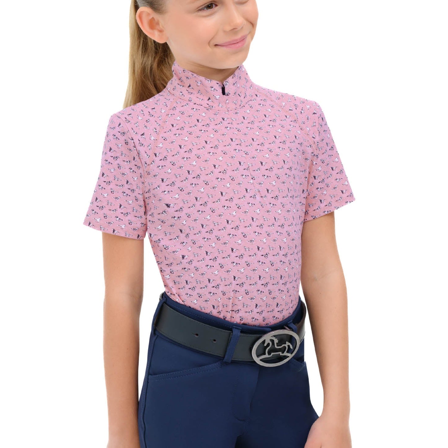 Lucy Jr. 2.0 Quarter-Zip Short-Sleeve Shirt