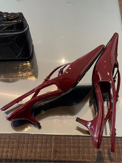 Strapless High Heels Mary Jane Shoes