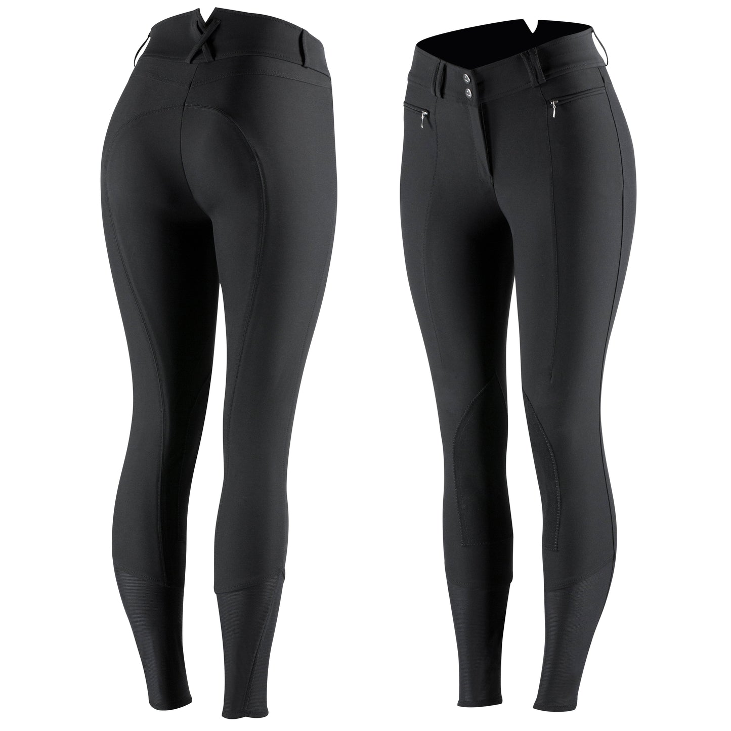 Ladies’ Angelina Synthetic Leather Knee-Patch Breech