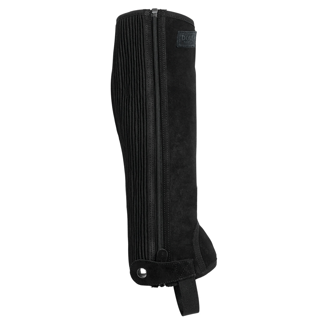 Suede Half Chaps with Silicone Grip Patch