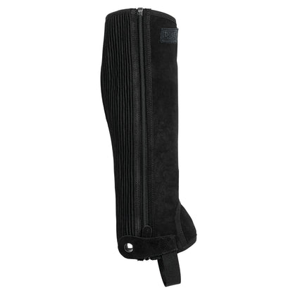 Suede Half Chaps with Silicone Grip Patch
