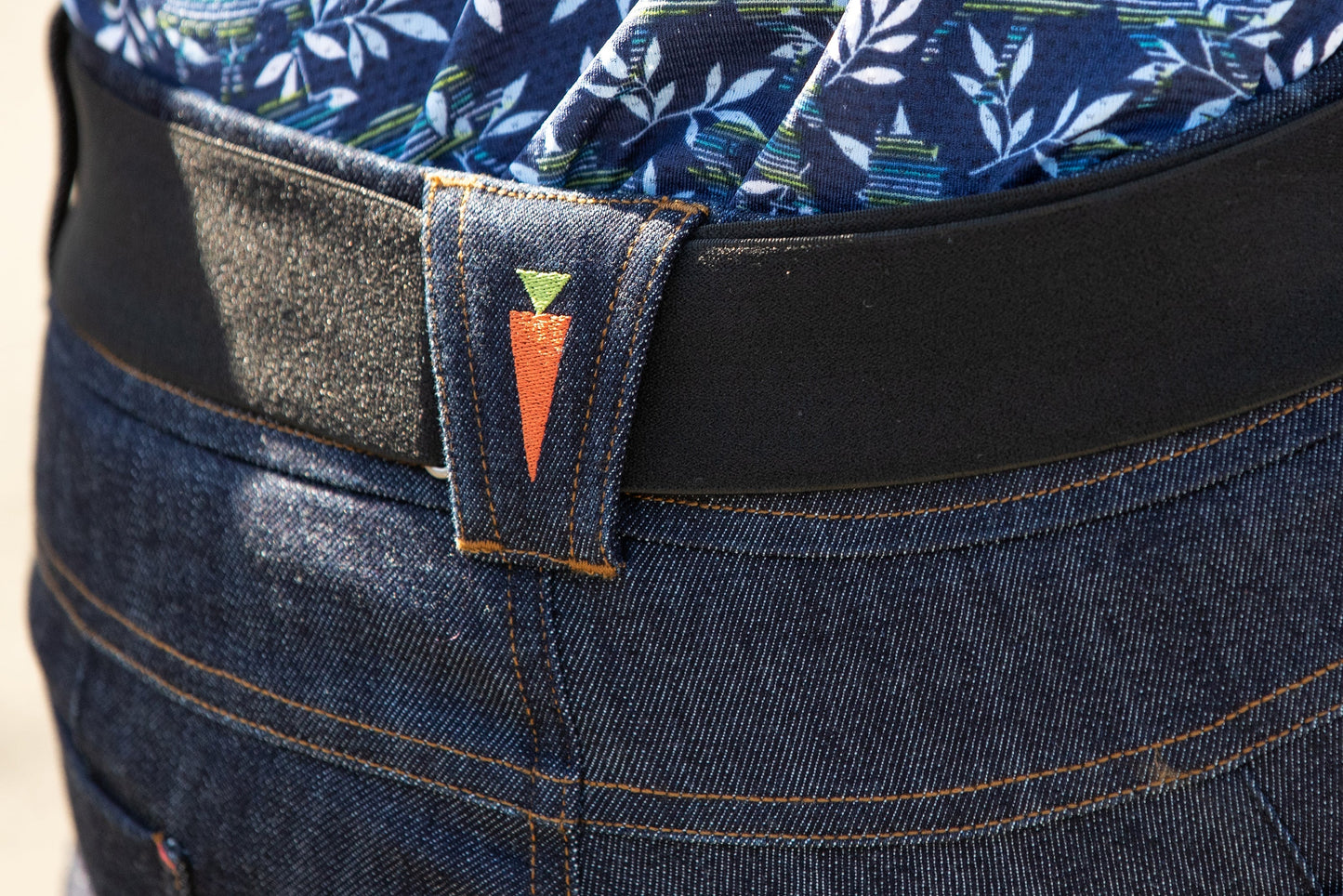 Kids’ Stretch Denim Knee-Patch Breech