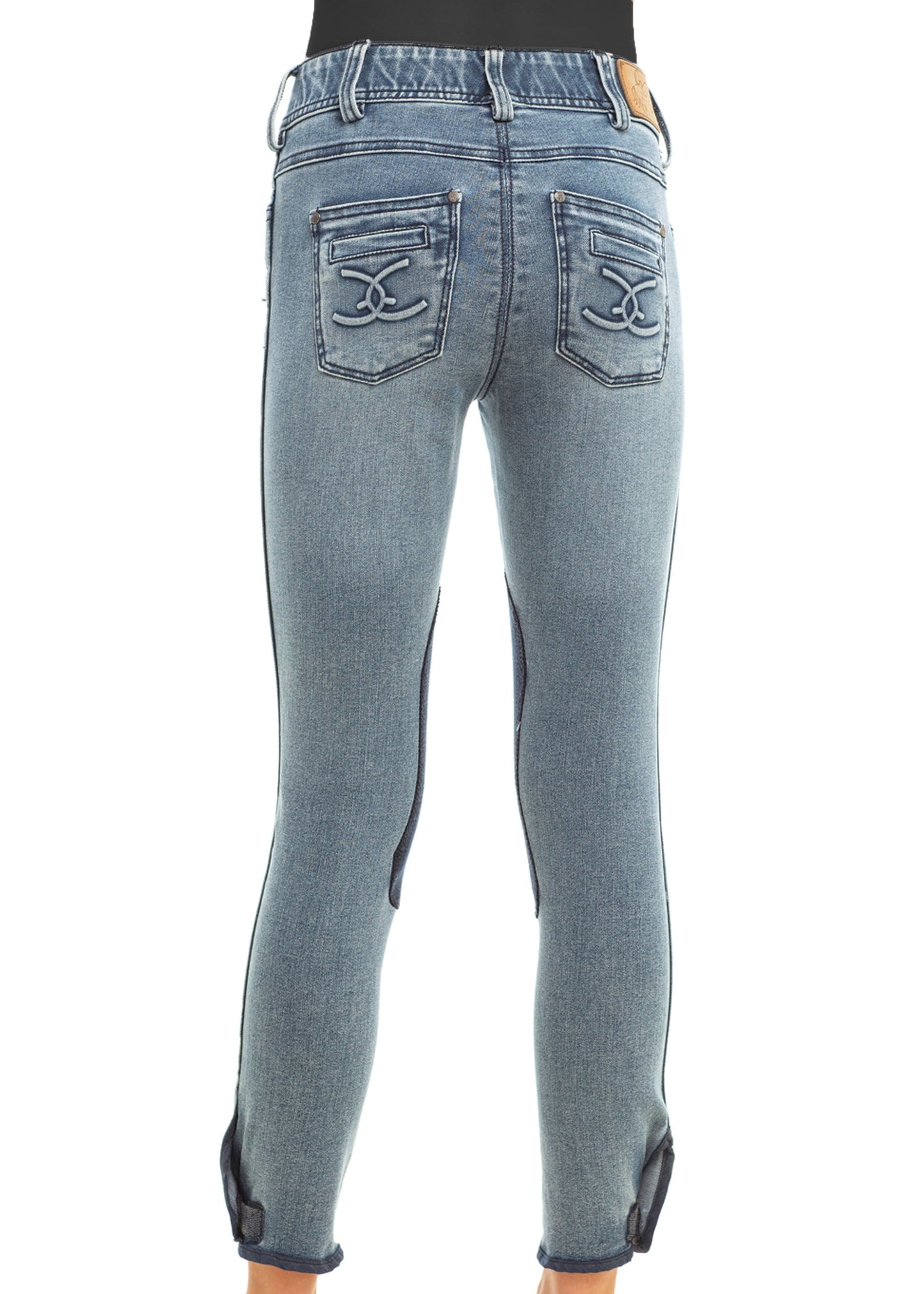 Girls’ Knee-Patch Equestrian Jean