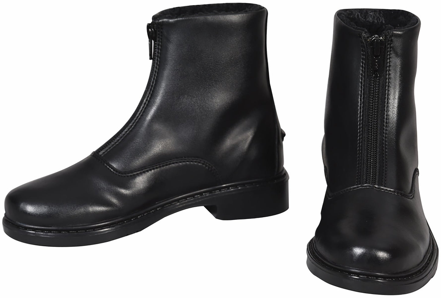 Children's Starter Winter Fleece-Lined Front-Zip Paddock Boots