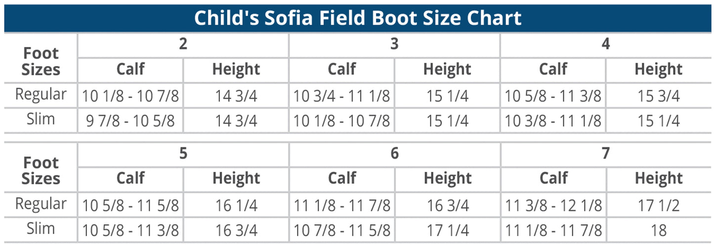 Children’s Sofia Grip Field Boots