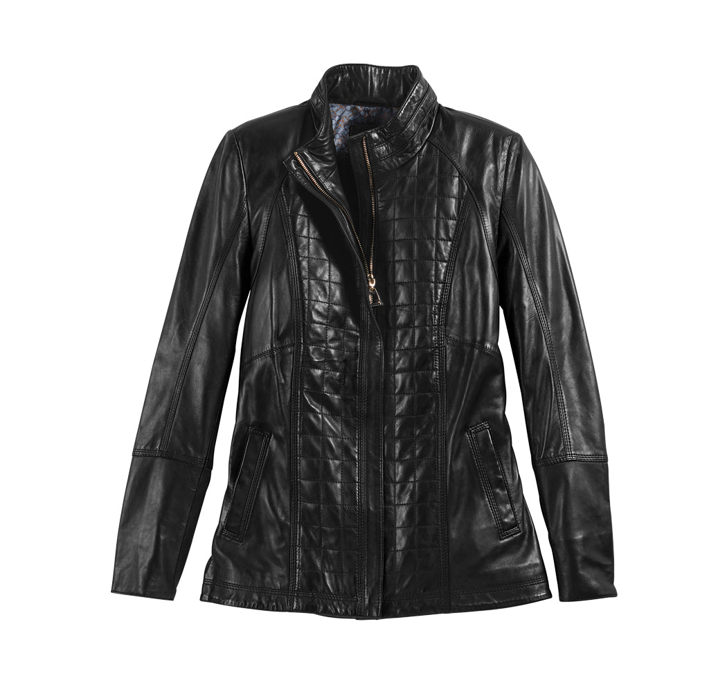 Ladies’ Moto Leather Jacket