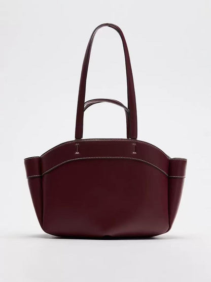Large Capacity PU Leather Crossbody Handbag