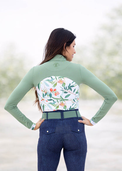 Equestrian The Peaches Long-Sleeve Sun Shirt