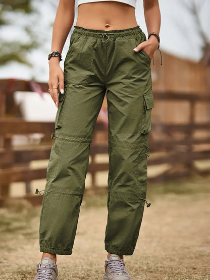Trendy Multi-Pocket Adjustable Cargo Pants