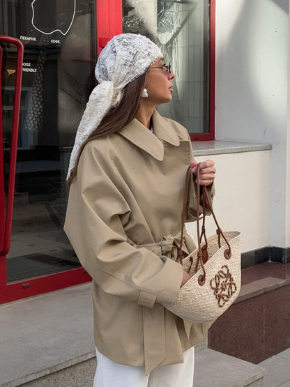 Mid-Length Belted Coat