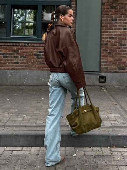 Vintage Pilot Leather Jacket