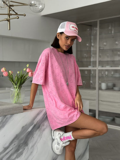 Heart Print T-Shirt