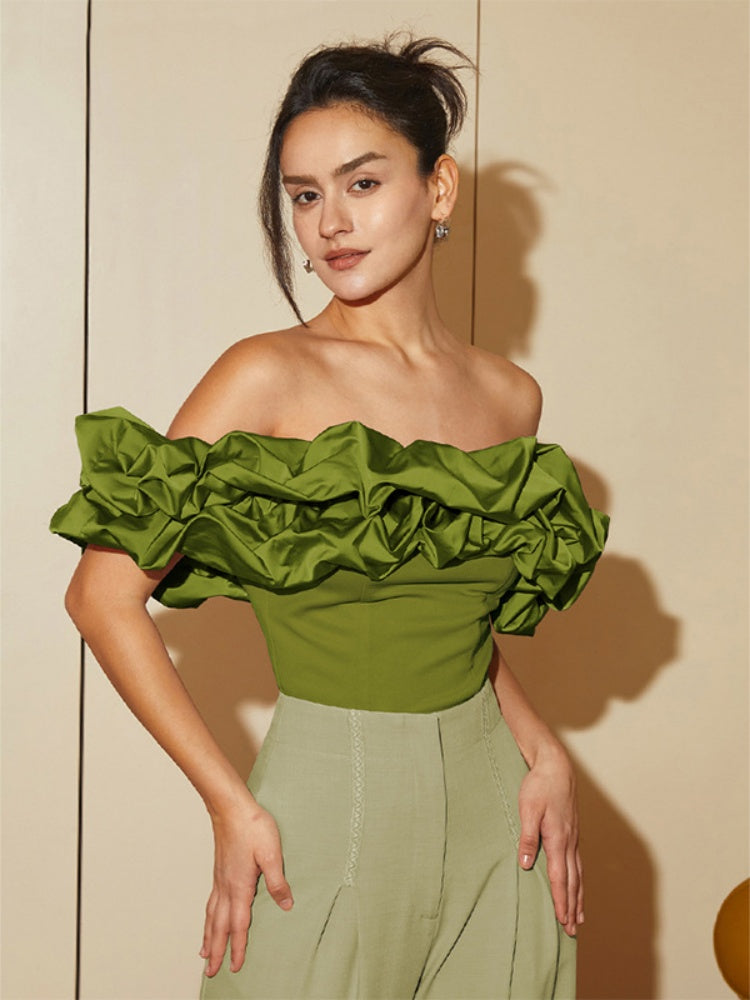 Vintage Inspired   Floral Edge Top