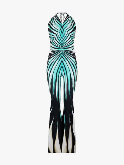 Ray of Sea Print Jumpsuit