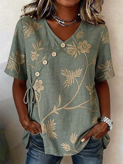Women'S Casual Printed Shirt