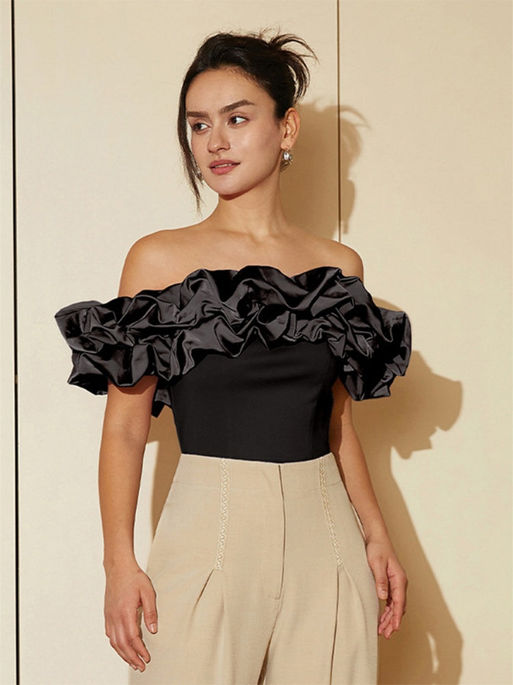 Vintage Inspired   Floral Edge Top