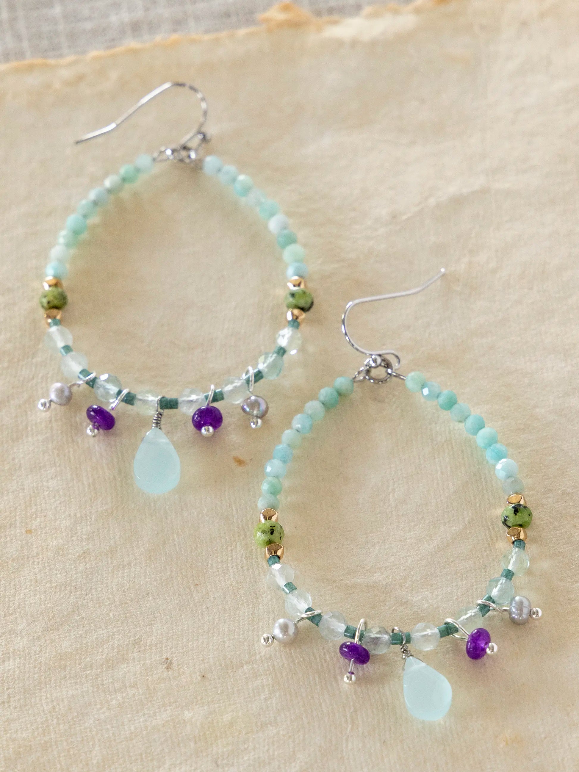 Sweetest Drop Earrings - Turquoise