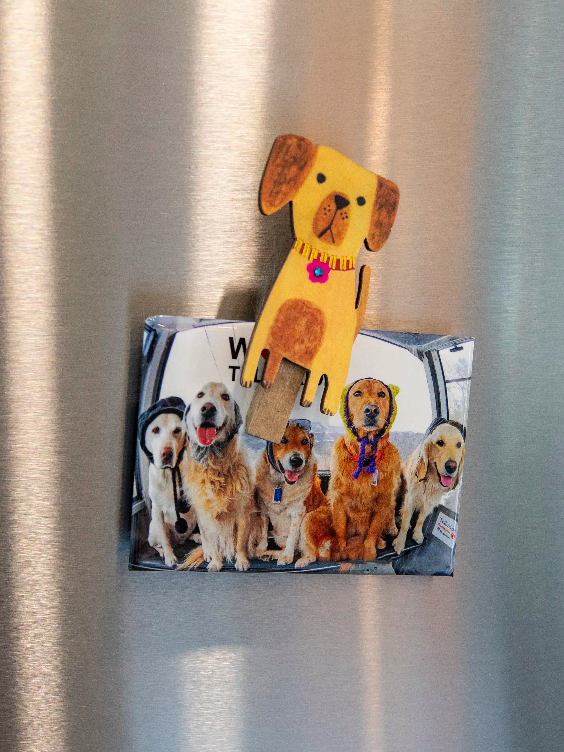 Magnet Happy Clips, Set of 2 - Dog