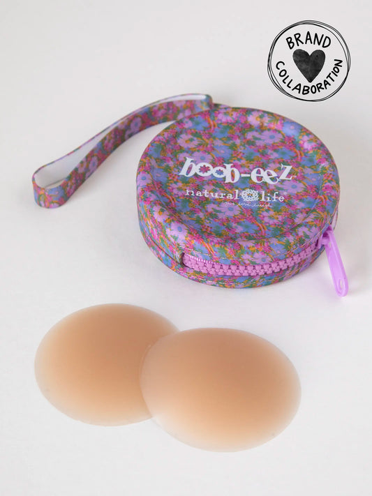 Boob-eez® x Natural Life Deluxe Duo Nipple Cover - Medium