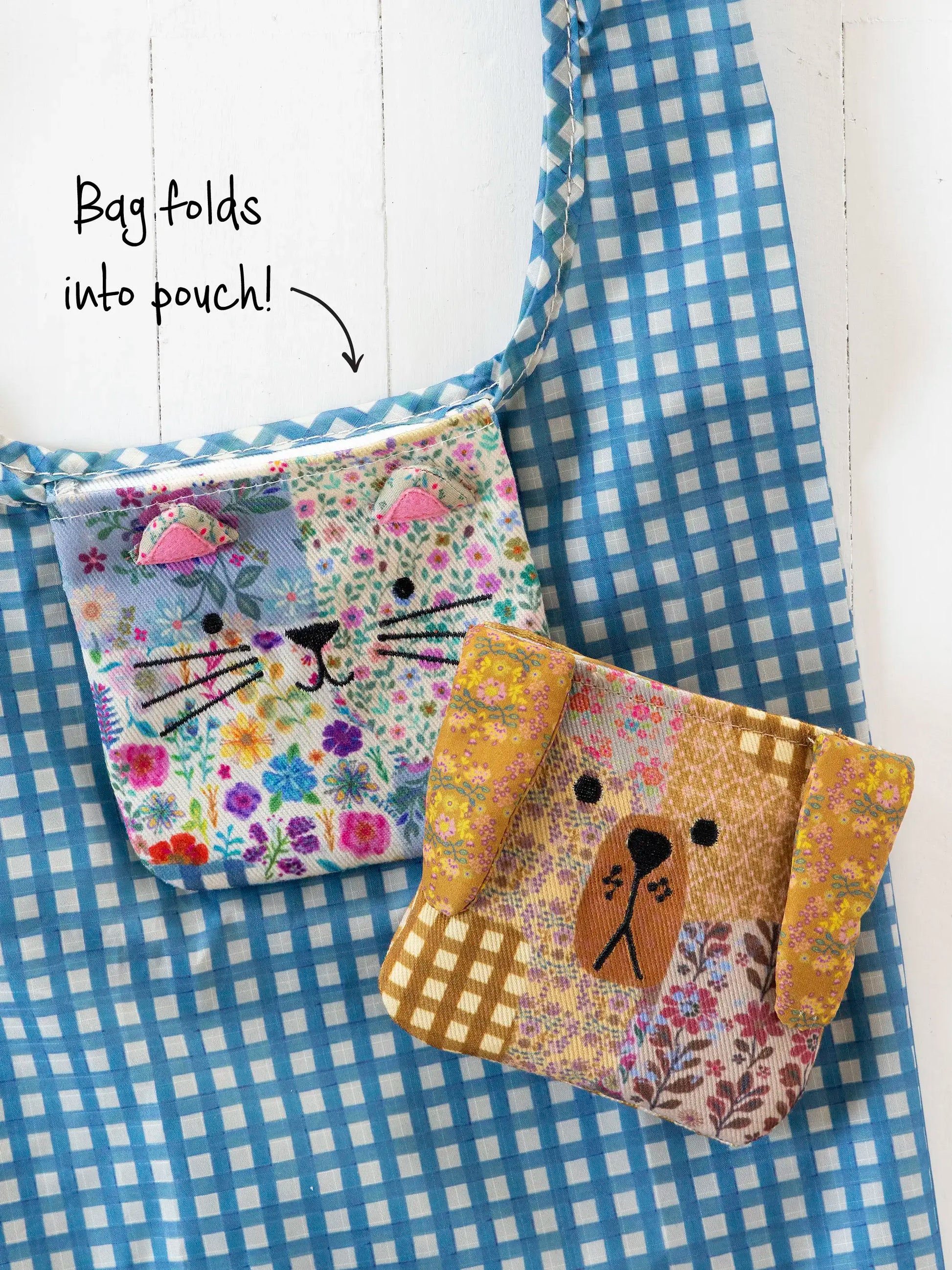 Reusable Market Tote Pouch - Dog