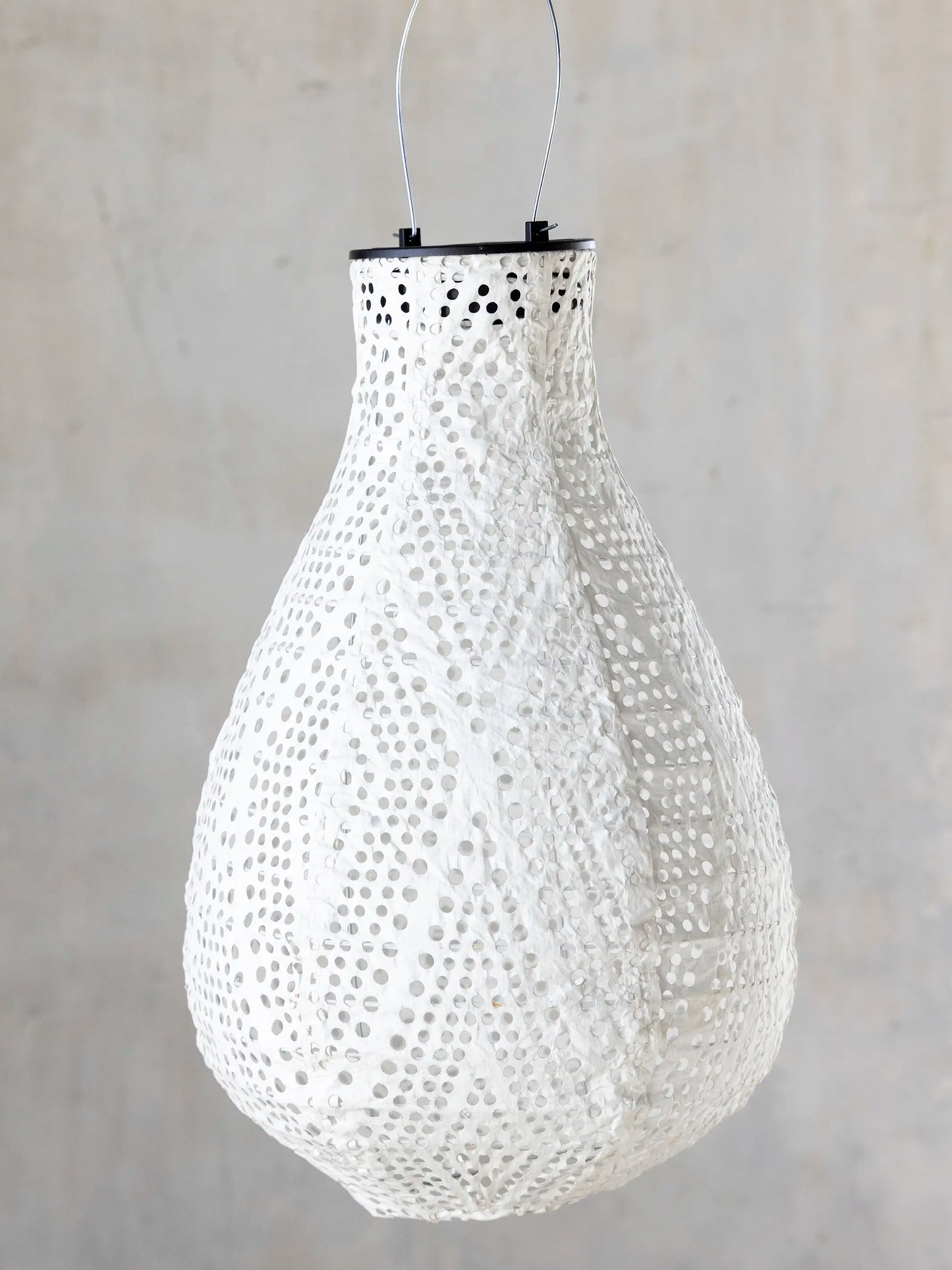 Boho Lace Solar Lantern - Large Vase