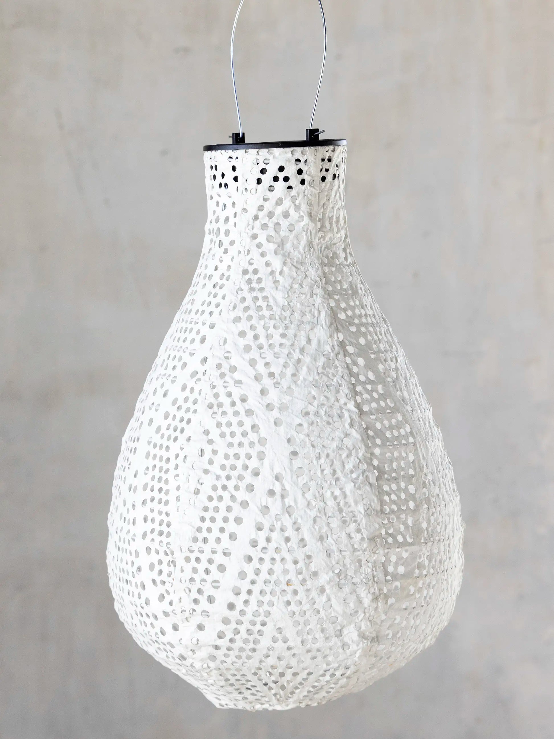 Boho Lace Solar Lantern - Large Vase