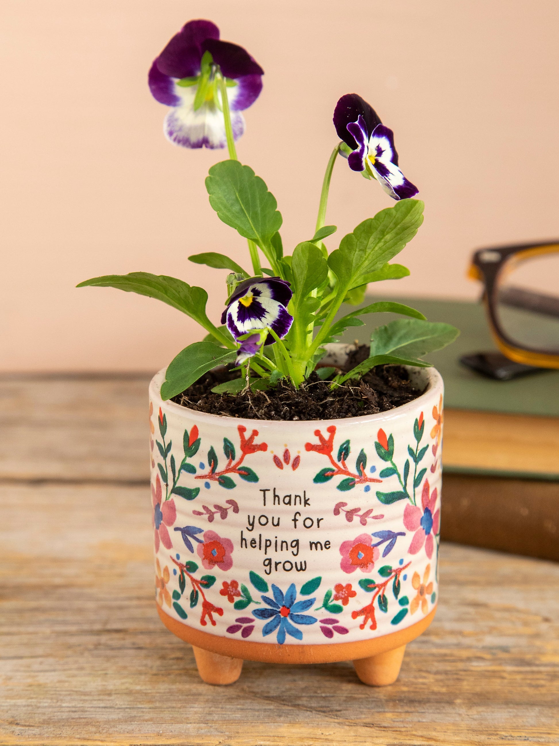 Mini Artisan Planter - Thank You