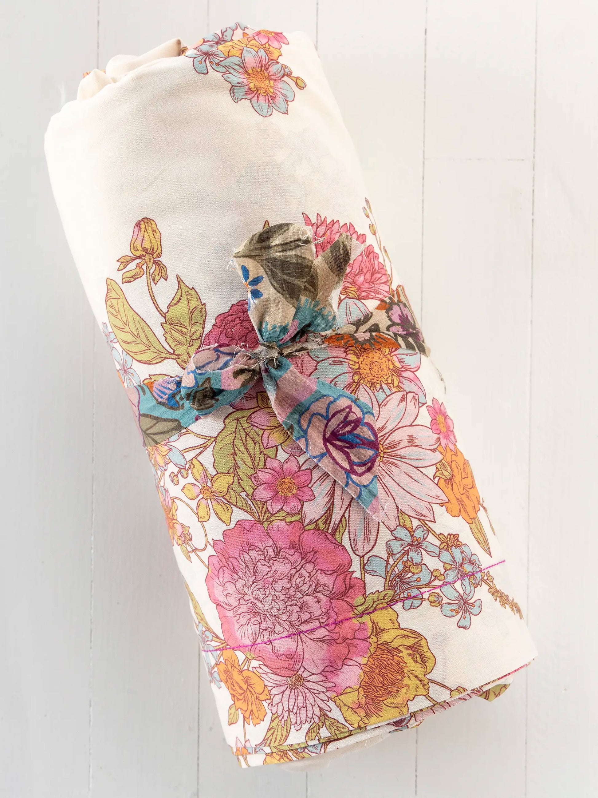 Sooo Soft Cotton Sheet Set - English Garden Cream